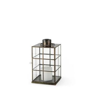 Antique Laiton Métal Bougeoir Lanternes À La Main En Verre De Noël Table Plancher Décor Différentes Tailles Décorations Pour La Maison En Bois - Product Image 4