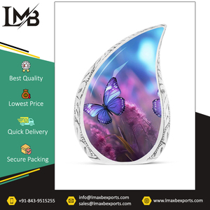 โกศฌฌาปนกิจศพอลูมิเนียมหยดน้ำตาสำหรับขี้เถ้าของ100% โลโก้แบบปรับแต่งได้ - Product Image 3