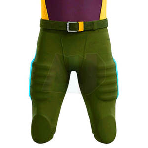 Ensemble d'uniformes de football américain, short, tissu en polyester et élasthanne de haute qualité, léger, confortable, adapté aux entraînements, aux matchs, à l'école - Product Image 6