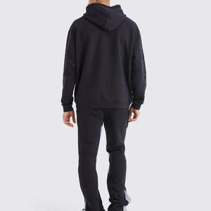 Survêtement de jogging streetwear tendance en coton brodé avec appliques vieillies personnalisées de qualité supérieure 2026 pour hommes - Product Image 4