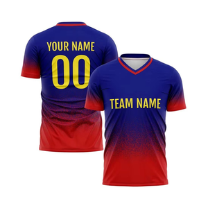 2025 calidad superior sublimación completa 100% poliéster cuello redondo camiseta de fútbol para adultos Club personalizado Logo diseño OEM servicio - Product Image 3