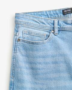 กางเกงยีนส์ทรงตรงผู้ชายสไตล์ลำลองสำหรับฤดูใบไม้ร่วง ดีไซน์ 3 มิติ ผ้าฝ้ายซักนุ่ม ระบายอากาศได้ดี เอวกลาง ผลิตโดย Routine Vietnam - Product Image 4