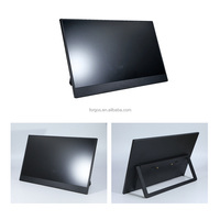 Harga pabrik Monitor portabel 10 poin layar sentuh 15.6 "1080P Laptop memperpanjang layar ganda Monitor LCD portabel Built-in Stand
