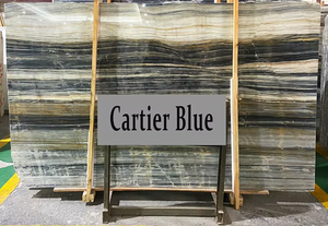 แผ่นหินแกรนิตสีน้ำเงิน ผิวขัดเงา ผิวเรียบหรู ทันสมัย เหมาะสำหรับเคาน์เตอร์ครัว ห้องรับประทานอาหาร ห้องน้ำ ผนังห้องน้ำ และผนังตกแต่ง - Product Image 2