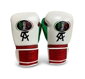 Gants de boxe No Boxing No Life, style mexicain, gants d'entraînement à lacets, gants de boxe personnalisés, cuir de vachette adulte. - Product Image 2