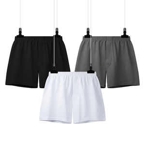 Bóxer de algodón de alta calidad para hombre al por mayor de fábrica con logotipo personalizado ropa interior de hombre de tiro medio Tipo de tiro clásico - Product Image 5