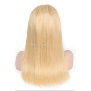 วิกผม613สีบลอนด์ HD ลูกไม้ด้านหน้าสไตล์คลื่นลึกทำจากวัสดุลูกไม้สวิสผมมนุษย์บริสุทธิ์เวียดนาม - Product Image 1