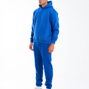 Survêtements décontractés pour hommes, nouvelle arrivée, design personnalisé, 2 pièces, à capuche, athlétique, jogging, 100% coton molletonné, personnalisé - Product Image 1