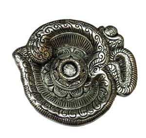 Brûleur d'encens Design Ohm en métal GC-IN-106 pour la décoration de la maison, disponible au prix d'exportation depuis l'inde, vente en gros - Product Image 1