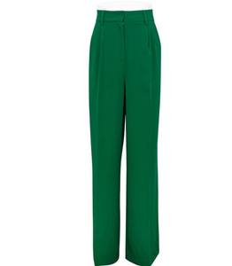 Automne pantalons décontractés pour femmes jambe ample bureau dame costume pantalon avec taille élastique crochet motif léopard - Product Image 3