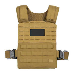 Chaleco táctico duradero para hombre, equipo de utilidad personalizado para exteriores, ajuste ajustable, almacenamiento de múltiples bolsillos, ropa directa de fábrica - Product Image 1