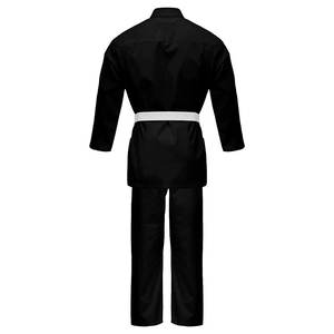 Tenue de karaté noire, arts martiaux, durable et légère, avec fonction respirante et logo frontal - Product Image 2