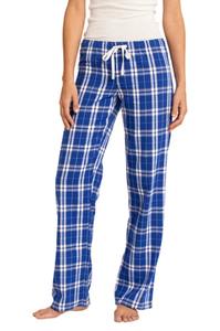 Women's Casual <b>Flannel</b> Pajamas Lightweight High Waist Two-Piece <b>Top</b> and Trousers with Pockets - Product Image 5