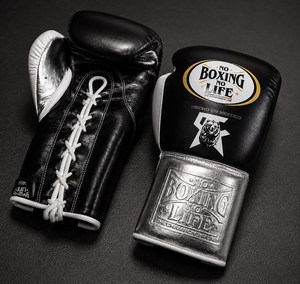 ถุงมือมวยแบบไม่มีลายแบบไม่มีชีวิตถุงมือหนังวัวสไตล์เม็กซิกันแบบพรีเมี่ยม MMA Sanda มีเชือกกันความชื้นกันลื่น - Product Image 6