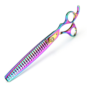 Ciseaux de toilettage pour animaux de compagnie en acier inoxydable SCORPION BLADE, poignée antidérapante, certifiés CE, instrument vétérinaire de classe II pour une manipulation sécurisée - Product Image 2