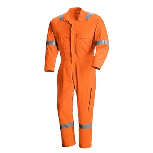 Overoles de Alta Visibilidad con Logotipo Personalizado, Uniformes de Trabajo 100% Algodón para Hombre - Product Image 1