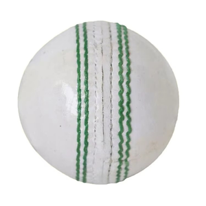 Pelota de cuero blanco duro Cricket personalizada de alta calidad - Product Image 1