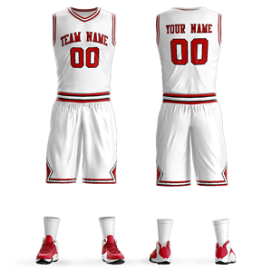 Conjuntos de Camisetas de Baloncesto Transpirables y Personalizables para Hombre, Tallas Grandes, Camisetas Deportivas de Malla con Impresión de Nombre y Número, Ropa Deportiva de Verano - Product Image 3