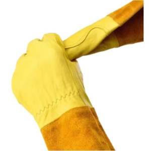 Wholesale High Quality Men's XL <b>Tig</b> <b>Welding</b> <b>Gloves</b> with Cow Leather Cotton Liner Custom Logo CE Safety Protection for Argon Work - Product Image 4