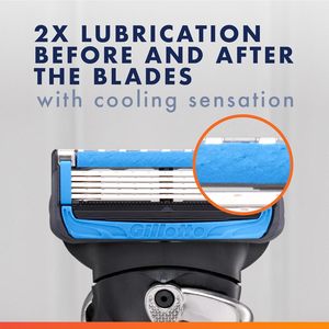 Recharges de rasoir Gillette ProGlide Chill pour hommes, 4 recharges de lames - Product Image 4