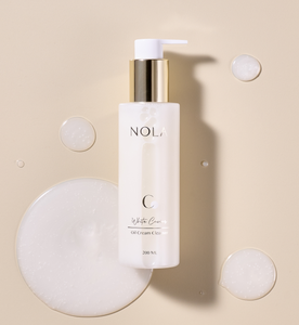 Crème à l'huile de caviar 2-en-1 nettoyant 200ml huile nettoyante en profondeur formule mousse tensioactifs dérivés naturels EWG qualité verte pour toutes les peaux - Product Image 1