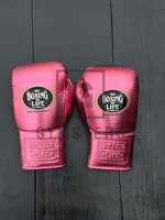 Gants de boxe GYMSTERO en cuir de vachette véritable de haute qualité, à doigts entiers, avec fermeture réglable par boucle de poignet, personnalisables