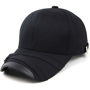 Casquettes de sport en coton de qualité supérieure, logo commun, 6 panneaux, casquette de baseball, visière incurvée longue personnalisée, réglable, chapeau quatre saisons - Product Image 4