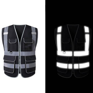 Ropa DE TRABAJO Chaleco DE SEGURIDAD reflectante con bolsillos Seguridad reflectante Hi Vis Ropa de trabajo de alta visibilidad Construcción de calidad superior - Product Image 2