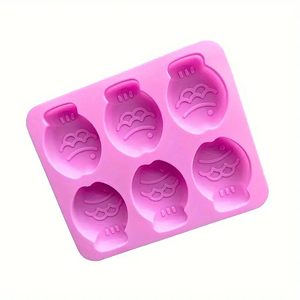 Moules à savon en silicone à 6 cavités Moule à poisson mignon et idiot drôle pour <span class=keywords><strong>la</strong></span> fabrication de bougies de savon - Product Image 1