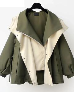 Veste d'hiver pour homme 2024, style streetwear, imperméable, décontractée, ample, patchwork, style harem, vintage, poche courte, épaisse - Product Image 1