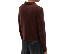 Pull pour femme en fil fantaisie vintage, 77% cachemire, 23% soie, col long, manches longues, côtelé, semi-décontracté, toutes saisons, vente en gros directe d'usine