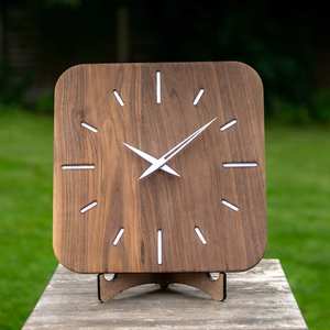 PRIX DE GROS Horloge murale en bois inspirée des arbres avec un design artistique et des éléments naturels pour une décoration moderne - Product Image 3