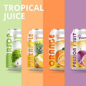 Intefresh - Puré de Fruta con Sabor a Mango Tropical en Lata de Aluminio de 330 ml, Opciones OEM/ODM, OEM para Marcas de Tiendas de EE. UU./Canadá |   HACCP HALAL - Product Image 4