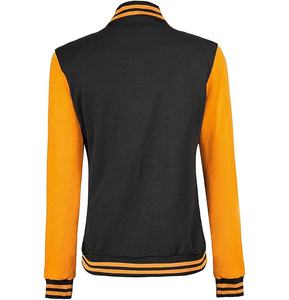 Fabricant OEM Veste universitaire à manches longues personnalisée pour femmes, uniforme de baseball pour femmes, vestes universitaires pour l'hiver - Product Image 2