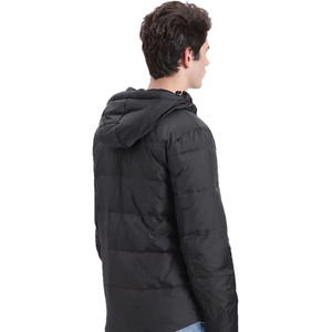 Nouvelle veste matelassée noire de haute qualité pour hommes, vêtements streetwear, veste matelassée noire à fermeture éclair pour hommes - Product Image 4