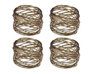 Servilletero redondo de metal hecho a mano único para la decoración de la mesa del restaurante de alta calidad con un elegante estilo atemporal - Product Image 5