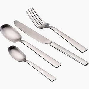Wholesale Customized Eco-Friendly Simplicity Long Handle <b>Spoon</b> <b>Fork</b> <b>Knife</b> Cutlery <b>Set</b> for Back to School - Product Image 3