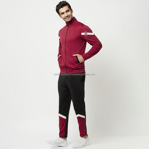 Nardon Apparels Men's Track Suits 2 Piece Stand-up Collar Long Sleeve with Double Side Pockets <b>Jacket</b> and Sweatpants - Product Image 3
