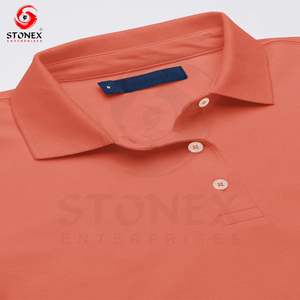 Hombres Unisex Oem logotipo personalizado impreso polos sólido publicidad solapa camiseta en blanco liso personalizado Polo camisetas - Product Image 4