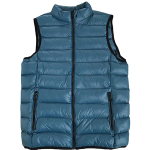 Gilet matelassé pour hommes vêtements d'extérieur hiver chaud rembourré extérieur décontracté épais isolé matelassé sans manches veste gilet gilet - Product Image 2