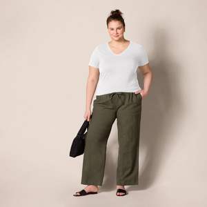 Camiseta de Algodón Suave y Ecológica para Mujer, Corte Ajustado, Cuello Redondo, Transpirable, para Verano, Proveedor al por Mayor de Fábrica - Product Image 1