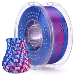 ELEGOO 3D Printer Filament 1KG Silk PLA 1.75mm Colored <b>Plastic</b> <b>Rods</b> - Product Image 1