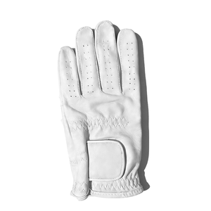 Gant de golf en cuir blanc Cabretta avec logo personnalisé pour homme et femme, main gauche, tailles S, M, L IVA-C-G-16 - Product Image 5