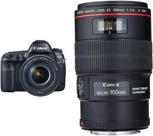 Nueva cámara réflex digital de fotograma completo 5D Mark IV con kit de lente EF 24-105 mm f/4L IS II USM, color negro - Product Image 1