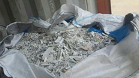 Déchets de profilés de fenêtre en uPVC Profilés en plastique PVC recyclé Déchets de PVC