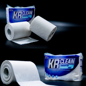 Krclean ผ้าเช็ดทำความสะอาดร่างกายแบบใช้แล้วทิ้งผ้าไมโครไฟเบอร์ที่ดูดซับได้ดีสำหรับการทำความสะอาดบ้านเทคนิคการถักสำหรับคุณแม่และลูกน้อยในครัว - Product Image 5