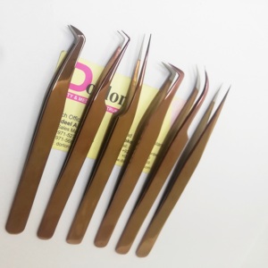 แหนบปลายแหลมสำหรับต่อขนตาแบบมืออาชีพ สีโรสโกลด์ พลาสมา  รับทำโลโก้ แหนบปลายแหลมสำหรับต่อขนตาแบบวอลุ่ม - Product Image 5