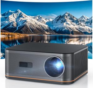 Nuevo proyector 4K con WiFi Bluetooth, enfoque automático, pantalla de 300 '', cine en casa interior/exterior, compatible con teléfono/TV Stick/PC - Product Image 1