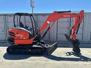 รถตักดินขนาดเล็ก Kubota KX040-4 พร้อมเครื่องยนต์ดีเซลกำลังสูง 42.4 แรงม้า และปั๊มแบริ่งเพื่อการทำงานที่มีประสิทธิภาพในสถานที่ทำงาน ขาย - Product Image 6