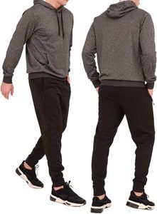 กางเกงวอร์มลำลองผู้ชายราคาดีที่สุด พร้อมโลโก้สั่งทำ น้ำหนักเบา เอวกลาง สีเข้มทรงตรง สไตล์ขายดี มีกระเป๋าซิป - Product Image 6